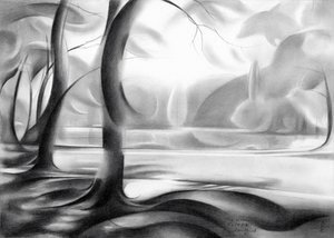Mystical Forest Reflection by Corné Akkers