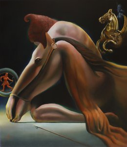 Pensive Centaur Archer by Corné Akkers