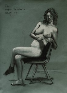 Pensive Seated Figure