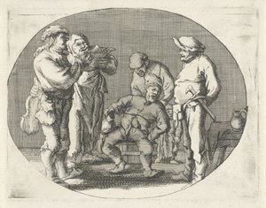 Singing Peasants by Cornelis A. Hellemans