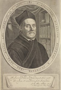 Portrait of Athanasius Kircher by Cornelis Abrahamsz. Bloemaert II