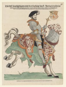 Portrait of Duke William of Cleves, Jülich and Berg, Count of Mark, Lord of Ravenstein on Horseback