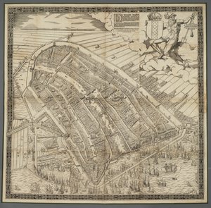 The Famous Trading City of Amsterdam by Cornelis Anthonisz.