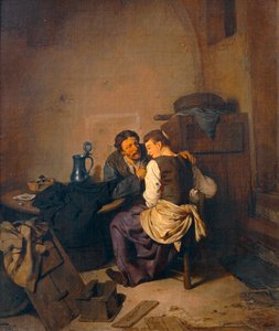 Rustic Interior by Cornelis Bega