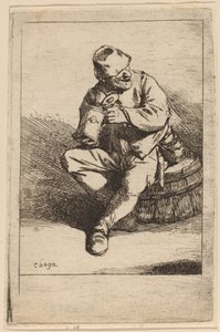 The Drinker by Cornelis Pietersz Bega