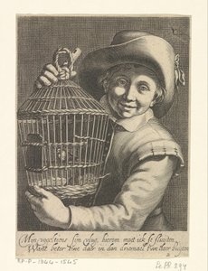 Boy with Birdcage