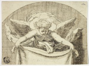 Putto Holding Sudarium