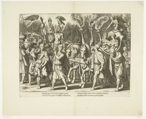 Triumphal Car of Charles V and Ferdinand, After the Liberation of Vienna from the Turks, ca. 1532 by Cornelis Boel