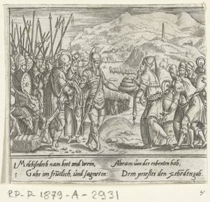 Abraham and Melchizedek by Cornelis Bos