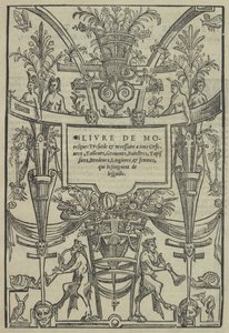 Livre de Moresques, Title Page Recto