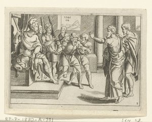 Paul Makes Elymas Blind The Life of Paul (series title) by Cornelis Bos