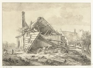 Dilapidated Farm by Cornelis Brouwer