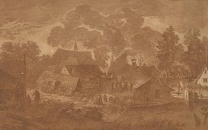 Village with Pond, c. 1782