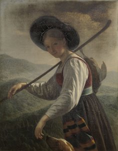 Swiss Peasant Woman by Cornelis Cels