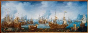 The Naval Battle of Gibraltar on April 25, 1607