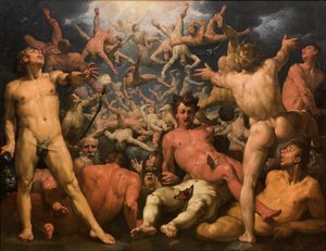 The Fall of the Titans (The Titanomachia) by Cornelis Cornelisz van Haarlem