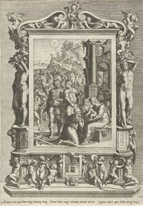 Adoration of the Magi by Cornelis Cort