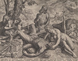 Adam and Eve Lamenting the Death of Abel, 1564