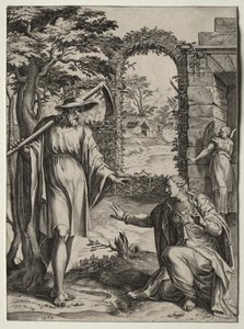 Christ Appearing to Mary Magdalen by Cornelis Cort