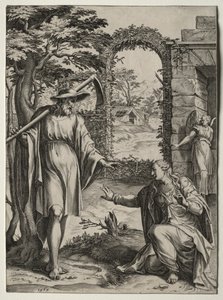 Christ Appearing to Mary Magdalen, 1567 by Cornelis Cort