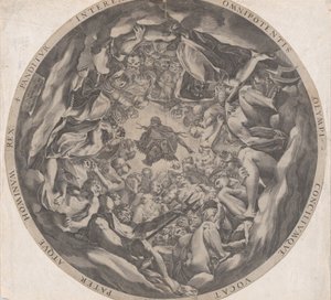 Concourse of the Gods on Mount Olympus, 1565 by Cornelis Cort