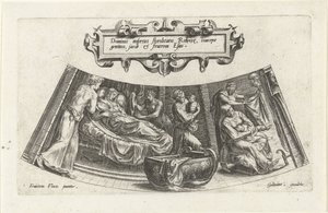 The Birth of Jacob and Esau, The History of Jacob (series title) by Cornelis Cort