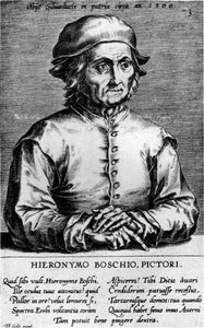 Portrait of Hieronymus Bosch by Cornelis Cort