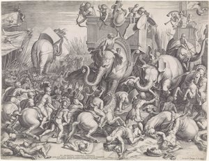 Battle of Zama Between Scipio and Hannibal