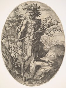 Sylvanus from The Rural Gods by Cornelis Cort