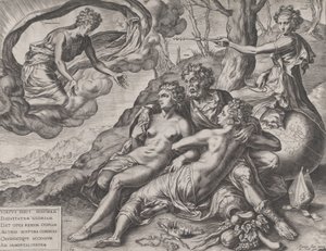 The Immortal Rewards of Virtue by Cornelis Cort
