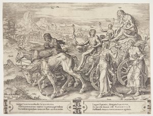 The Triumph of Want by Cornelis Cort