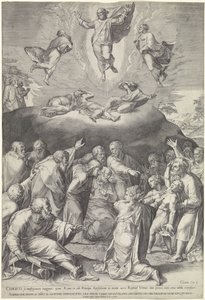Transfiguration on Mount Tabor by Cornelis Cort