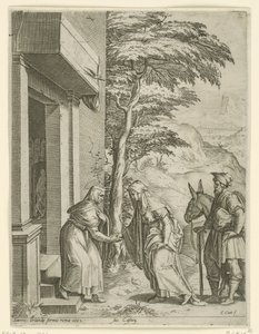 Visitation by Cornelis Cort