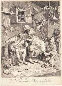 A Shoemaker by Cornelis Dusart