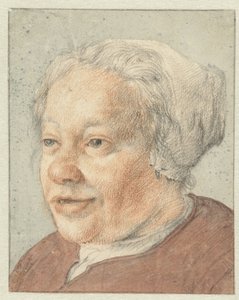 Head of a Woman, Three-Quarter View to the Left