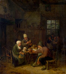 Interior by Cornelis Dusart