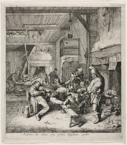 Violin Player Seated in the Inn