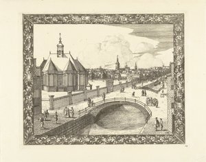 View of the New Church in The Hague by Cornelis Elandts