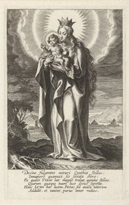 Crowned Mary with Child