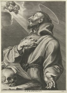 Saint Francis of Assisi by Cornelis Galle (I)