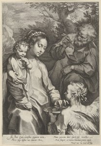 Mary Feeding the Child by Cornelis Galle (I)