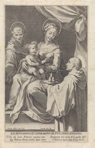 Mary with Child and St. Bernard of Siena and St. Gerard
