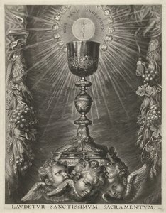 Chalice with Host by Cornelis Galle (I)