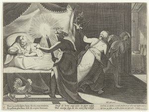 Sleepless Nights for the Accuser (series: Abuse in Legal Proceedings) by Cornelis Galle (I)
