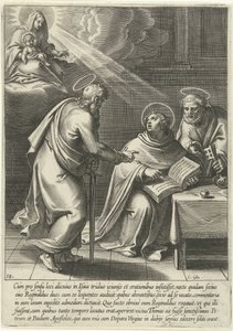 Thomas taught by Peter and Paul (The life of Saint Thomas Aquinas)