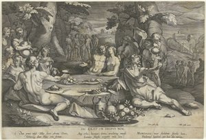 Sinful Life in the Days of Noah by Cornelis Galle (I)