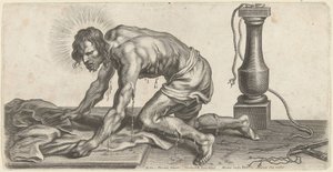 Christ after the Scourging by Cornelis Galle (II)