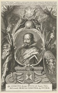 Portrait of Gaspar de Guzmán, Count of Olivares, Duke of St. Lucar by Cornelis Galle (II)