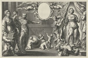 Reason and Philosophy Show a Young Man the Truth by Cornelis Galle (II)
