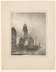 Sailboats Docking in City